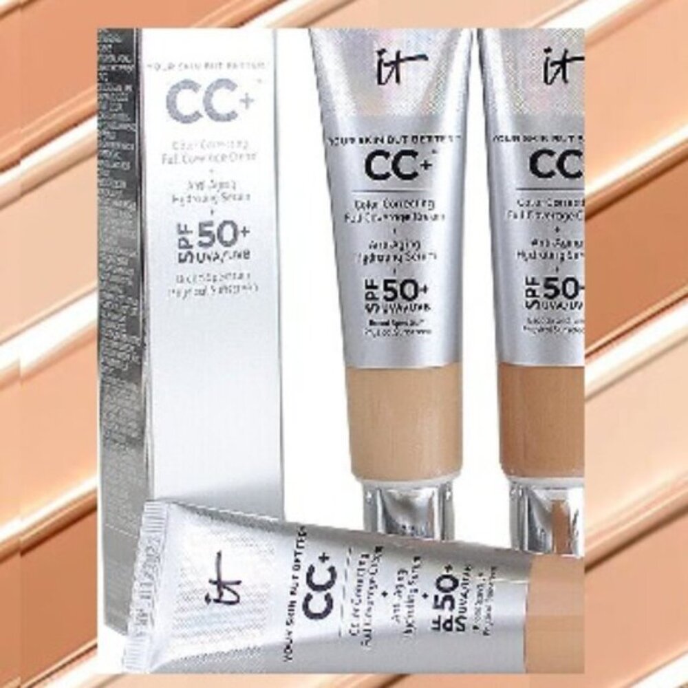 1/2 PRICE ✅ IT Cosmetics CC+ Cream with SPF 50+ Anti-Aging Foundation  2026 NIB